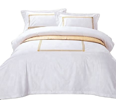 Poly Cotton Hotel Comfort Sheet Quilt Cover Pillowcase Set for 2.2m 7 feet Bed