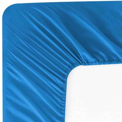 100% Polyester Solid Microfiber Fabric Bedding Set 4 or 6pcs Flat Bed Sheet Washable