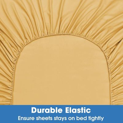 NO Filling Luxury Embroidery Pillowcases for Bedroom Extra Soft Brushed Microfiber Wrinkle Fade Free