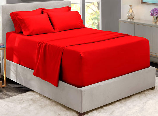 Brushed Microfiber Bamboo 2200 Series 6pcs Set National Standards Color Fastness Grade