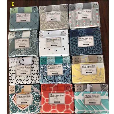 6pcs Full Size 100% Polyester Print Microfiber Bedding Sheet Set for Hotel at Good