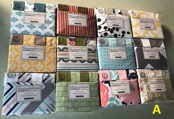 6pcs King Size Microfiber Sheet Set in European and American Style with Solid Pattern