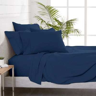 Upgrade Your Bedroom Decor with Bamboo 2200 Series 80gsm Brushed Microfiber Sheet Set