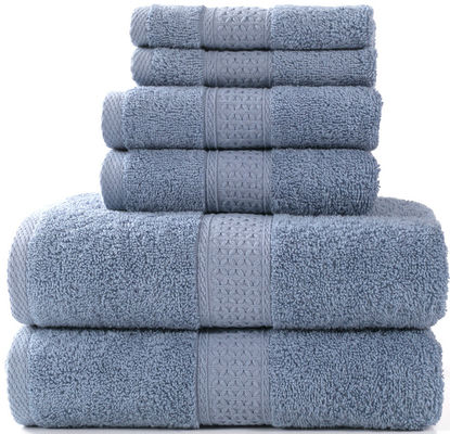 Highly Absorbent and Soft Knitted Cotton Towels 3pcs Set for Your Bathroom Needs