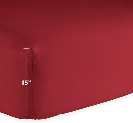 100% Polyester Microfiber Plain 5mm Trim Luxury Bedding Sheet Sets for 6PCS in Xinpai
