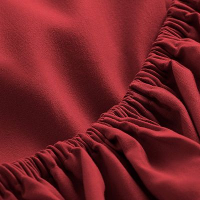 100% Polyester Microfiber Plain 5mm Trim Luxury Bedding Sheet Sets for 6PCS in Xinpai
