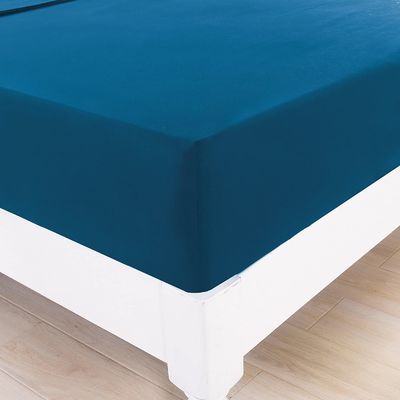 NO Filling Elegant and Modern Scroll Flowers Embroidered Sheet Set 4pcs 100% Polyester