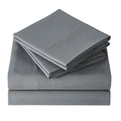 Super Soft Brushed Microfiber 1800 Thread Count Luxury Egyptian Trim Bed Sheet Set 6pcs