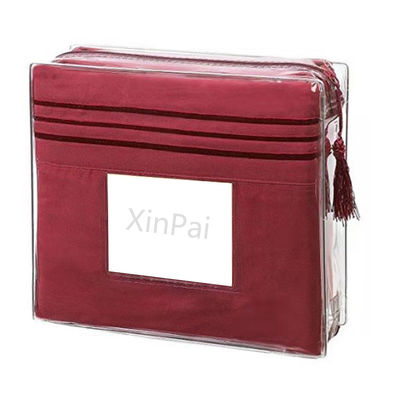 XINPAI Microfiber Three Lines Embroidery Massage Bedding Sheet Set for Flat Bed Sheet