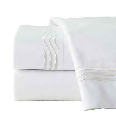 75GSM 100% Polyester Microfiber Fashion Bed Sheet with Beautiful Embroidery 4PCS Made