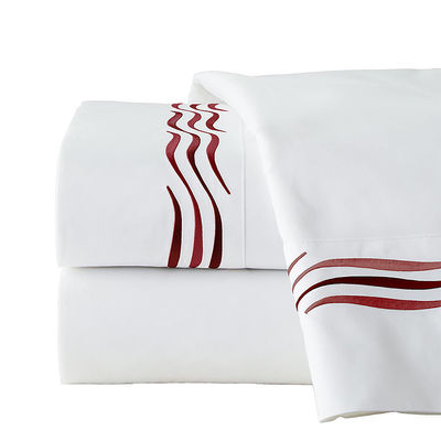 75GSM 100% Polyester Microfiber Fashion Bed Sheet with Beautiful Embroidery 4PCS Made