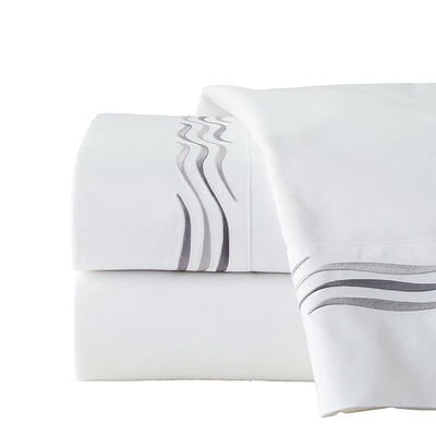 75GSM 100% Polyester Microfiber Fashion Bed Sheet with Beautiful Embroidery 4PCS Made