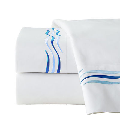 75GSM 100% Polyester Microfiber Fashion Bed Sheet with Beautiful Embroidery 4PCS Made