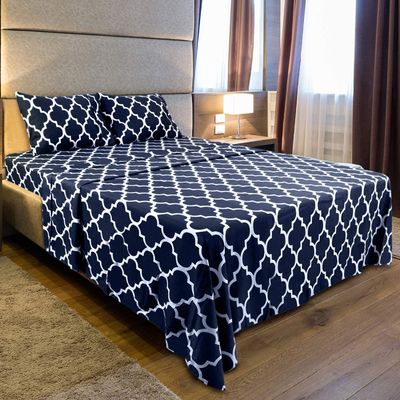 80gsm 100% Polyester Microfiber 4PCS Portable Printing Bed Sheet with NO Filling
