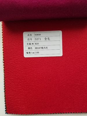 Warm and Durable 90% Wool Blend Suit Fabric for Autumn Winter Coat Material Weight 870g/m