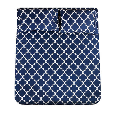 All-Season 4pcs Brushed Printing Microfiber Sheet Set with 133 * 60 Fabric Density