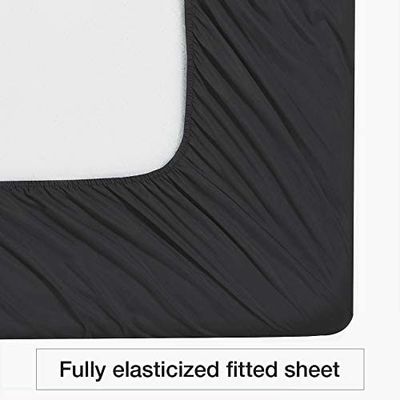 133 * 60 Fabric Density 3 Piece Fitted Sheet Set for 20&quot; Deep Mattresses 2 Pillowcases