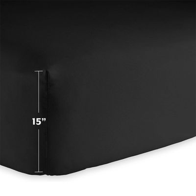 Ultra Soft Deep Pocket Fitted Bottom Sheet Room Space Bedroom Fabric Density 133 * 60