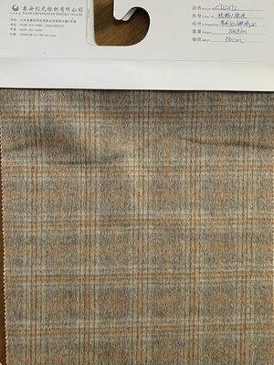 Heavy 870g Checked Wool Fabric Blend Plaid Tartan Yarn Dyed Wool Fabric for Coat