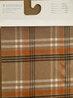 Heavy 870g Checked Wool Fabric Blend Plaid Tartan Yarn Dyed Wool Fabric for Coat