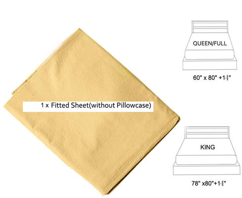 Cheapest Woven Fitted Sheet for Mattress 8 or 14 Inch 4 Way Stretch Microfiber 75gsm