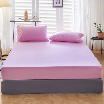 Air-permeable 3 Piece Bed Sheets Set with 2 Pillow Cases and 14 Inch Deep Pocket