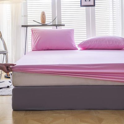 Air-permeable 3 Piece Bed Sheets Set with 2 Pillow Cases and 14 Inch Deep Pocket