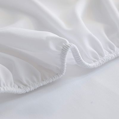 Full Size Microfiber Fitted Sheet with 200TC Thread Count and Deep Mattress Pockets