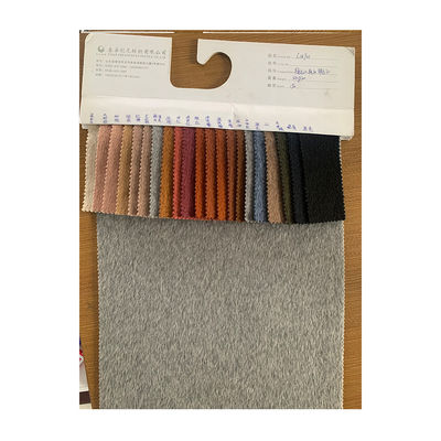 Medium Weight Wool Polyester Melton Fabrics Woven Coat Fabric For Overcoat