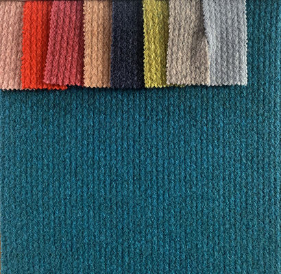 Medium Weight Wool Polyester Melton Fabrics Woven Coat Fabric For Overcoat