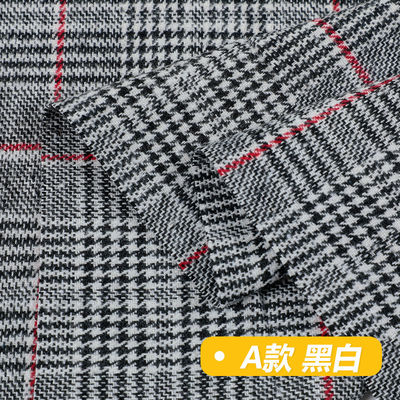 Italian Checked Pattern Wool Fabric for Top Grade Autumn and Winter Suit Trousers