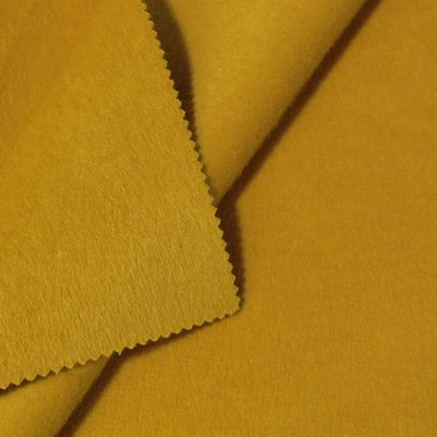 Customized Winter Coats Fleece Fabric 90% Wool 10% Alpaca Super Soft One Side Brushed