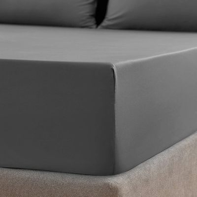 200TC Cotton Bed Sheet Set with Deep Mattress Pockets All-Season Full Length Elastic
