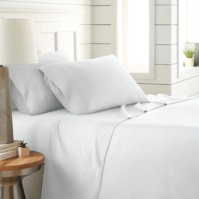 Luxury European and American Style 1-2KG Soft Brushed Microfiber 4 Piece Bed Sheets