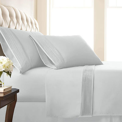 Luxury European and American Style 1-2KG Soft Brushed Microfiber 4 Piece Bed Sheets