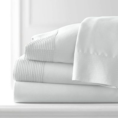 Luxury European and American Style 1-2KG Soft Brushed Microfiber 4 Piece Bed Sheets