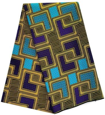 Woven Cotton Wax Fabric for African Garments Traditional African Print