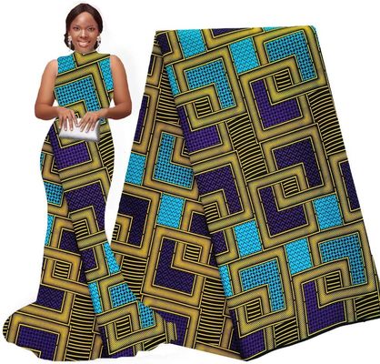 Woven Cotton Wax Fabric for African Garments Traditional African Print