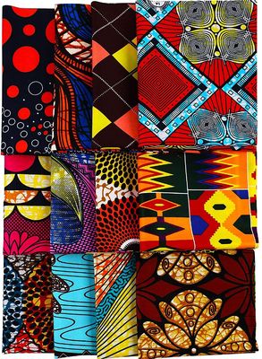 Woven Cotton Wax Fabric for African Garments Traditional African Print