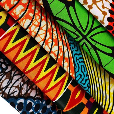 Woven Cotton Wax Fabric for African Garments Traditional African Print