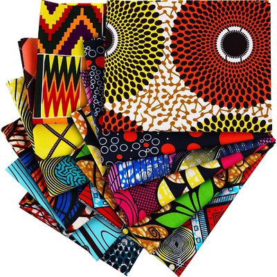 Woven Cotton Wax Fabric for African Garments Traditional African Print