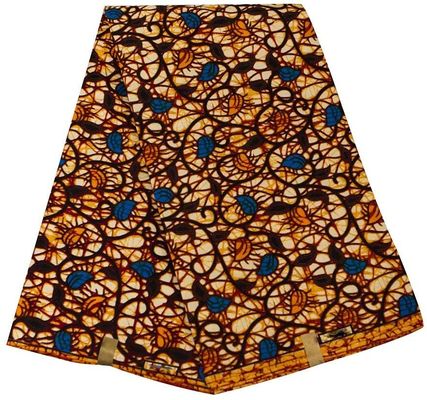 Weft Knitted African Cotton Wax Cloth Printed Cloth with Medium Weight and Wax Pattern