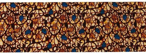 Weft Knitted African Cotton Wax Cloth Printed Cloth with Medium Weight and Wax Pattern