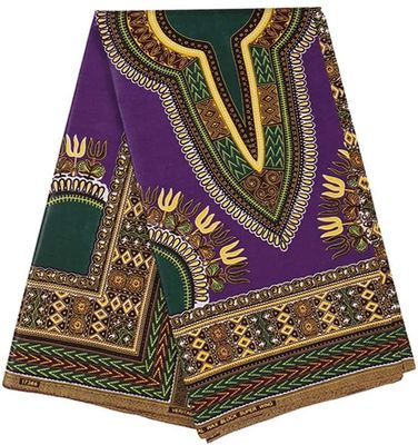 Weft Knitted African Cotton Wax Cloth Printed Cloth with Medium Weight and Wax Pattern