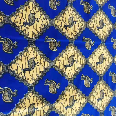135gsm Real Wax Fabric African Wax Prints Water Resistant and for Fashionable Apparel
