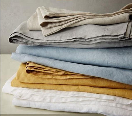 Pure Washed Linen Sheets Set European Flax Bedding Customizable and Can Be Customized