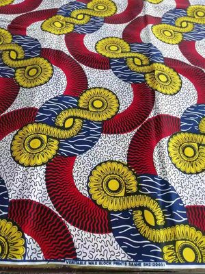 135gsm Real Wax Fabric African Wax Prints Water Resistant and for Fashionable Apparel