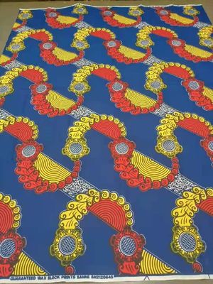 135gsm Real Wax Fabric African Wax Prints Water Resistant and for Fashionable Apparel