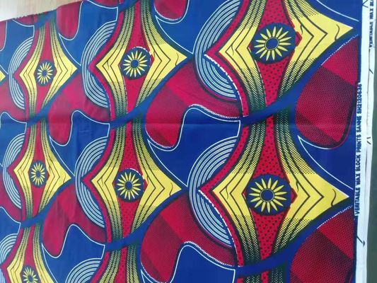 135gsm Real Wax Fabric African Wax Prints Water Resistant and for Fashionable Apparel