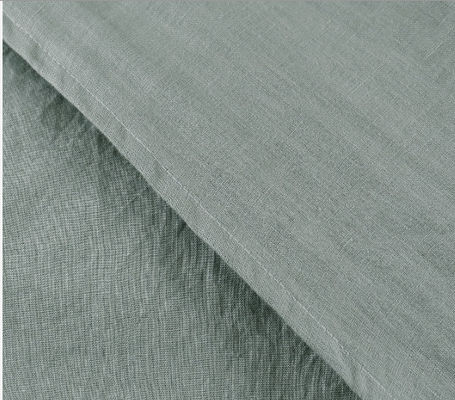 2-2.5kg Stone Washed French Linen Duvet Cover Set Oeko Tex Nature Flax Bedsheet